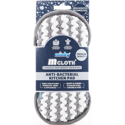 Minky M-Cloth Anti Bacterial Kitchen Cleaning Pad антибактериальный пад для уборки кухни